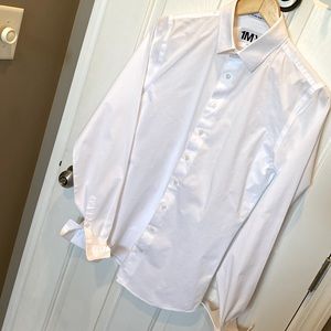 Express 1MX Extra Slim Fit French Cuff Shirt